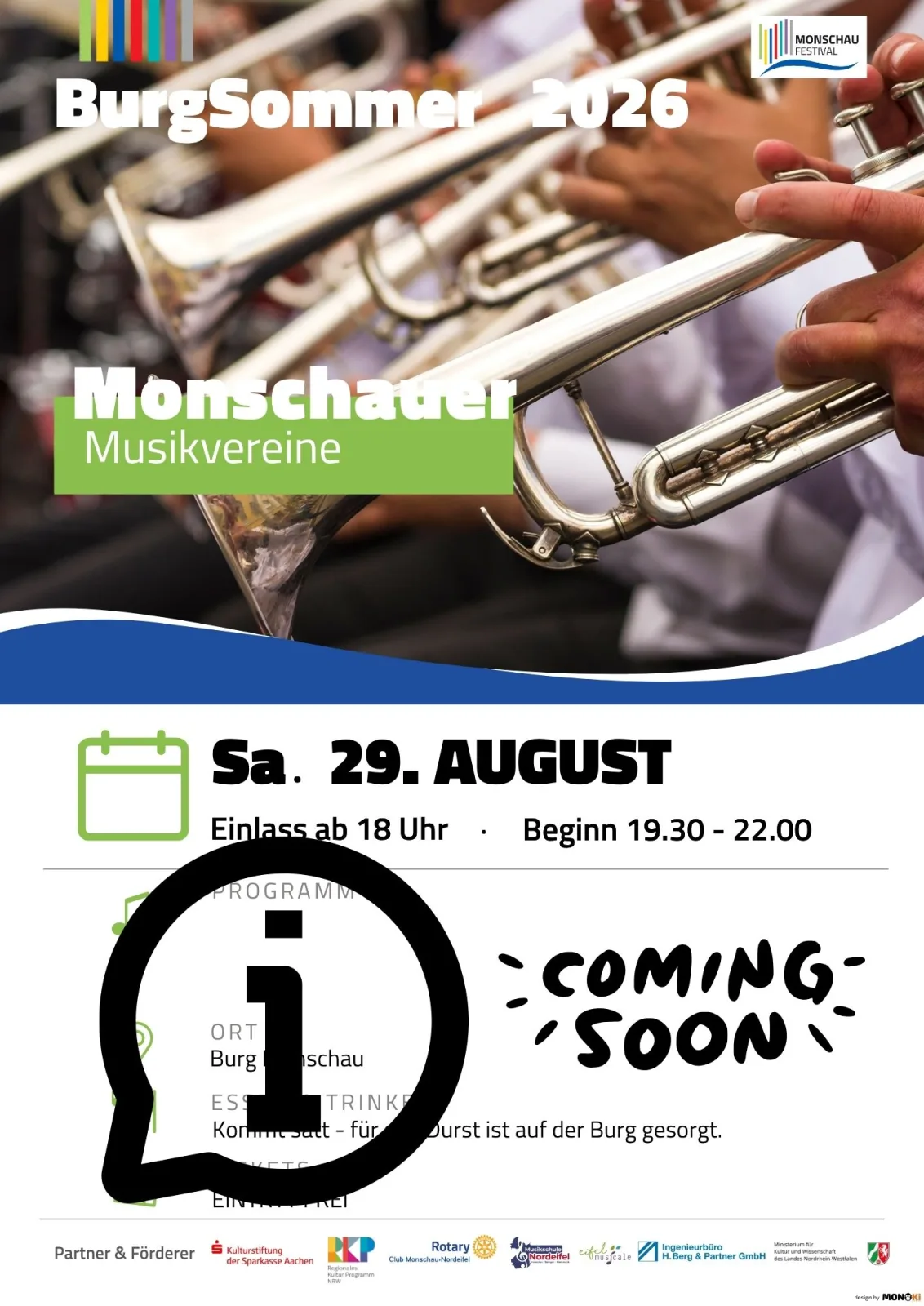 Plakat · Vereine aus Monschau